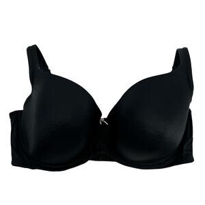 Cacique by Lane Bryant plus size black light lined balconette bra basic size 40F